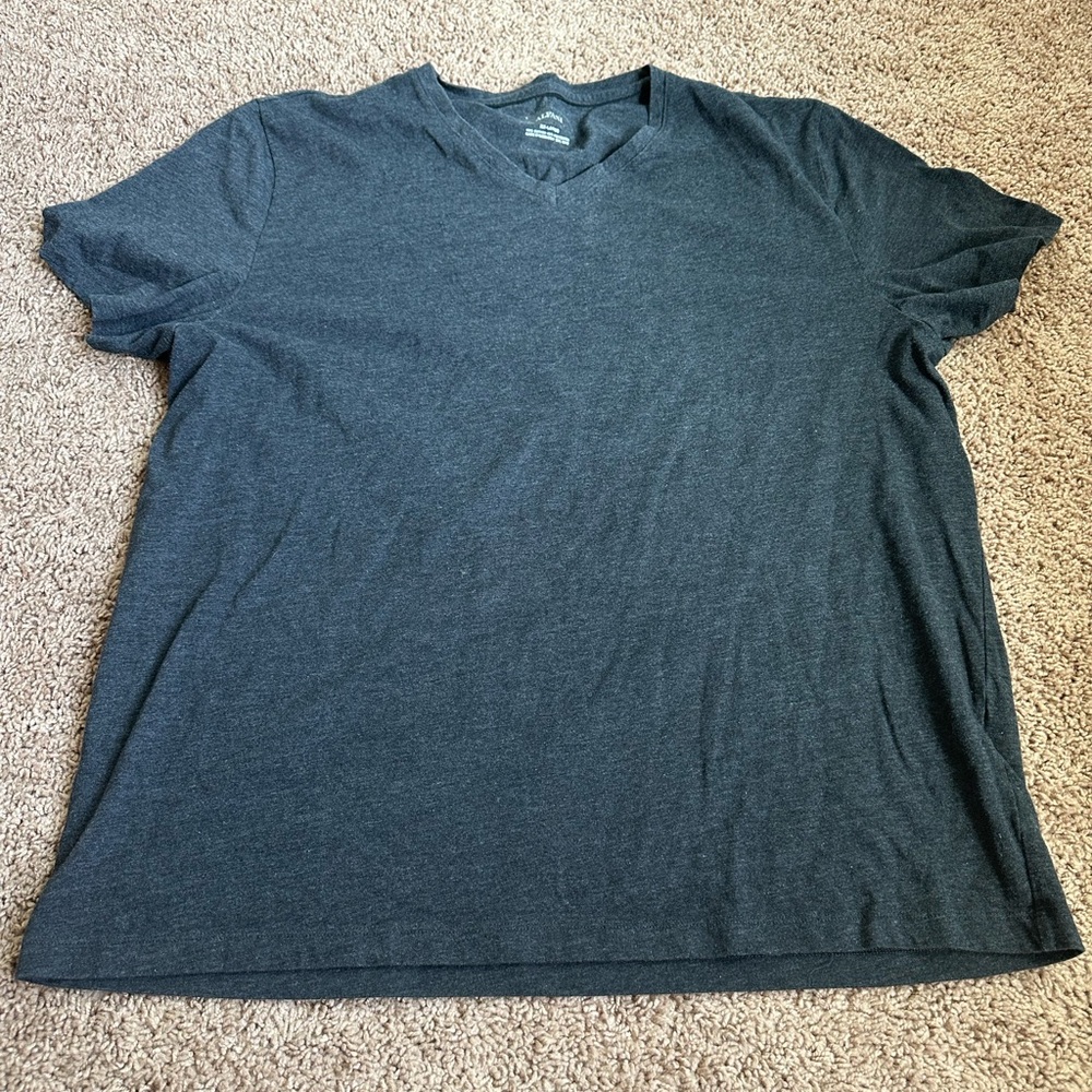 Alfani Charcoal V-Neck T-Shirt